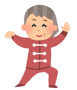 太極拳　おばあさん